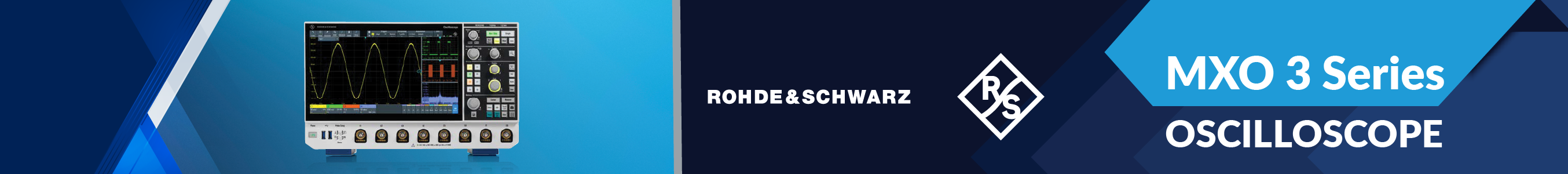 MXO 3 Series Oscilloscope Banner