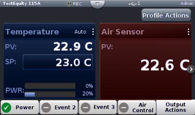 Cascade Control Screen